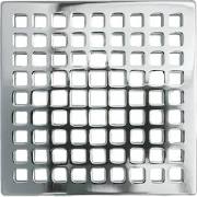 Newport Brass 233-401/15S Satin Nickel Decorative Drains 4 Inch Square Shower Drain Grid