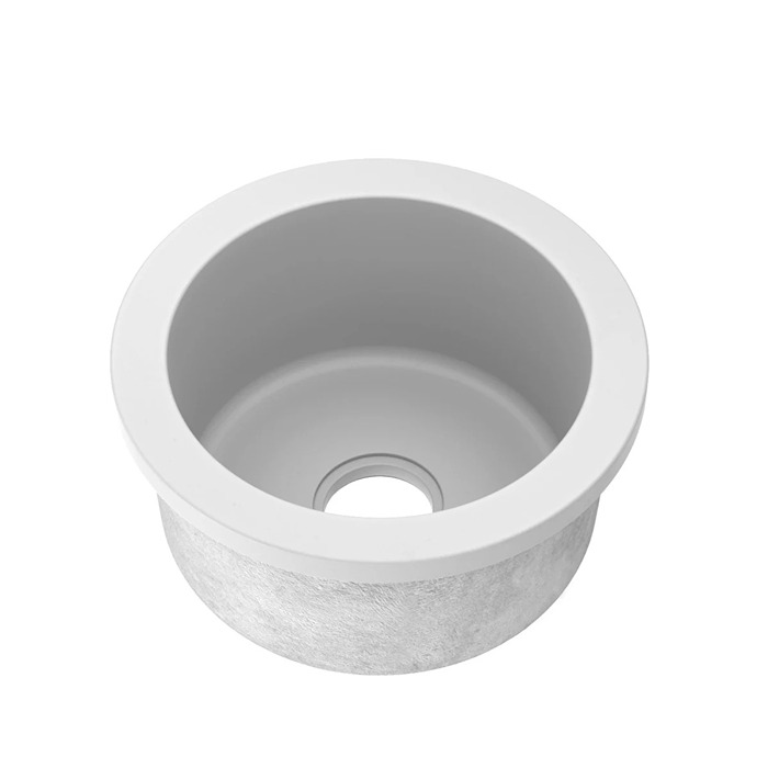 Native Trails NSB1607-P NativeStone Concrete Sink for Bar and Prep in Pearl