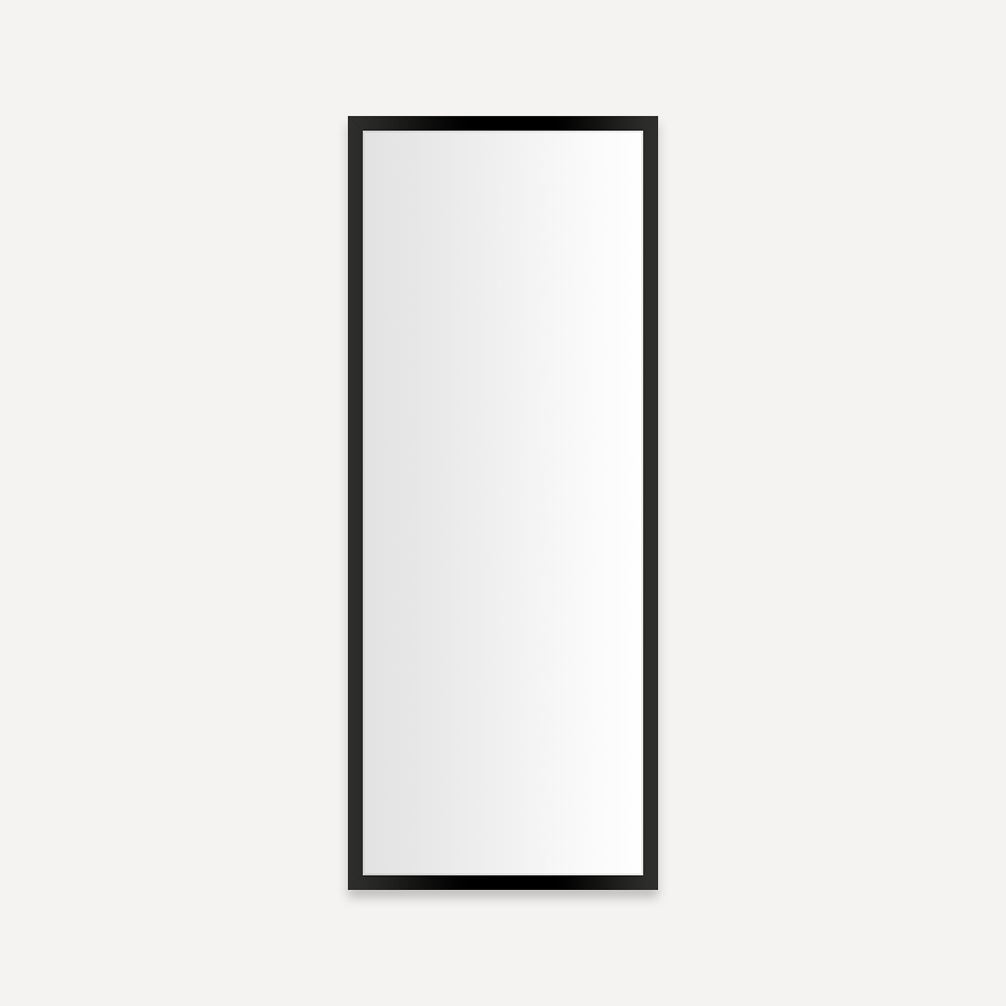 Robern PC1640D4TLE83 Profiles Framed Cabinet, 16" W X 40" H X 4" D, Matte Black, Electrical Outlet, USB Charging Ports, Left Hinge