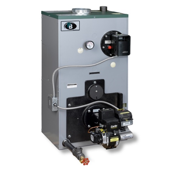 Peerless 1505019 EC-e-05-SU-AFG 280 MBtu - 85% AFUE - Residential Oil-Fired Steam Boiler - Natural Draft with Burner - (Knockdown assembly required)