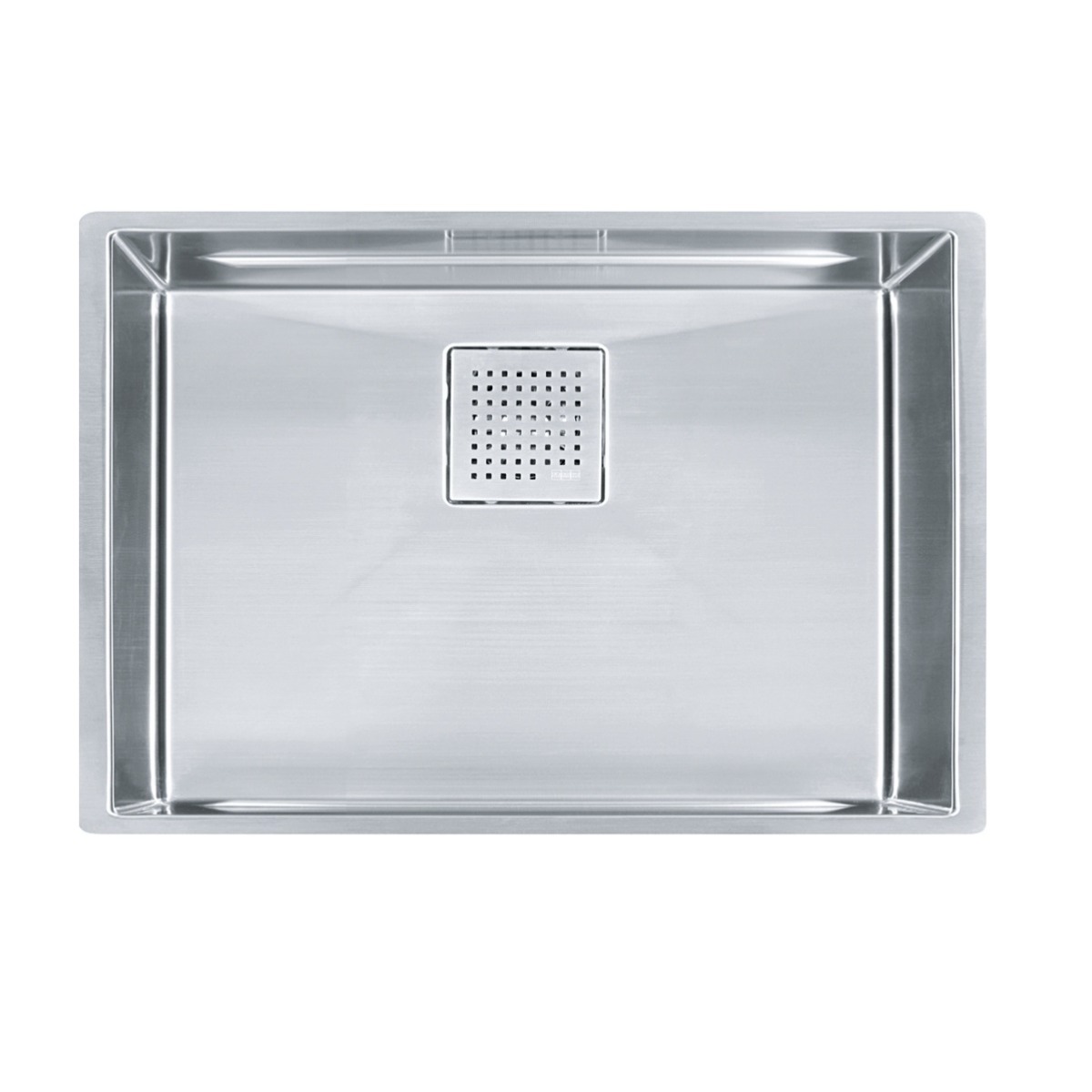 Franke PKX11025 Peak 26" L x 18" W X 10" D Rectangular 16-Gauge Stainless Steel Undermount Single Bowl Kitchen Sink in Stee