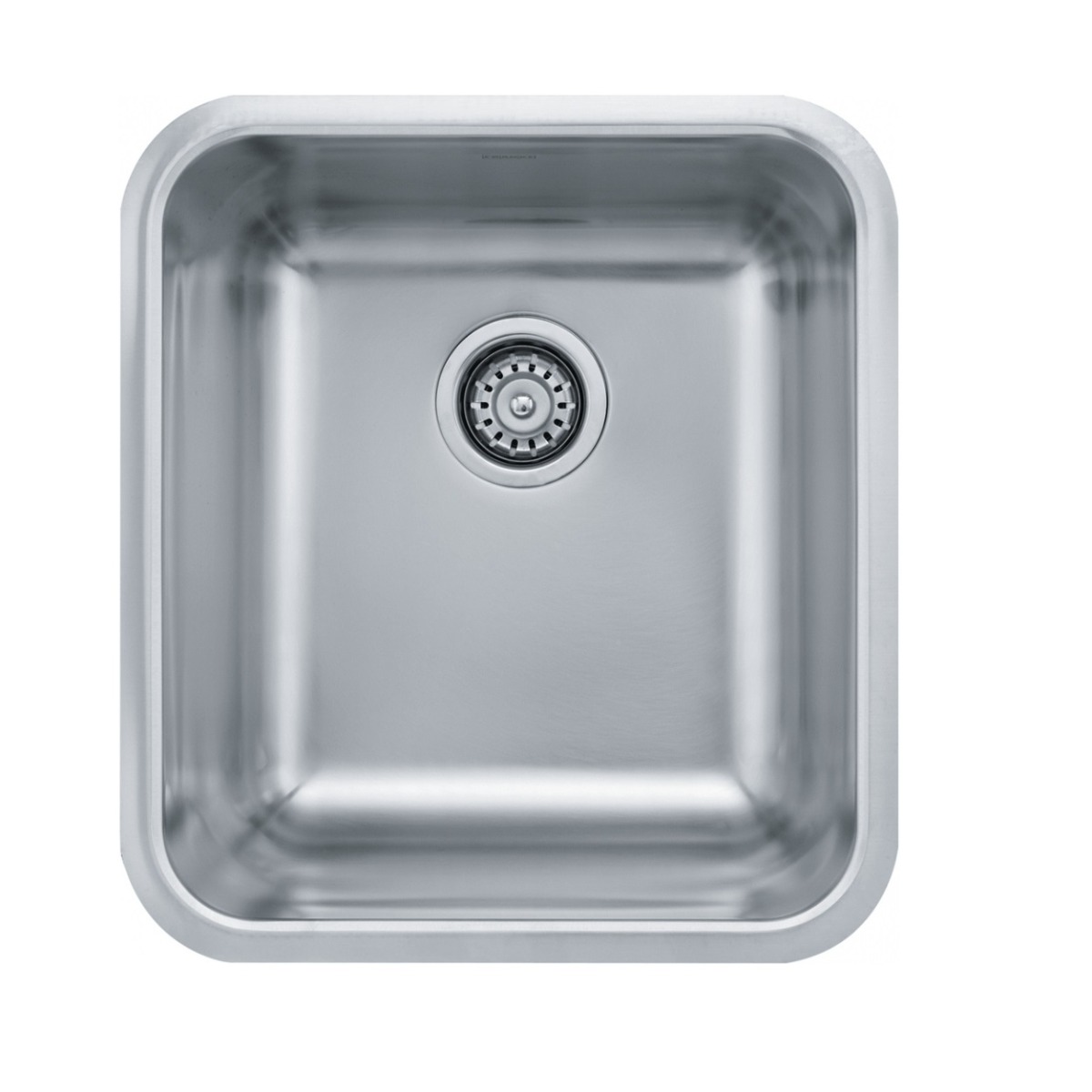 Franke GDX11015 Grande 17" L X 19" W X 9" D Undermount 18-Gauge Stainless Steel Single Bowl Prep/Bar Kitchen Sink in Steel