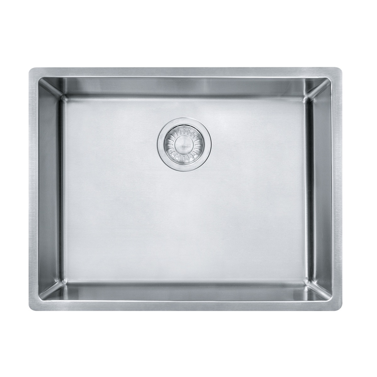 Franke CUX11021 Cube 23" L X 18" W X 9" D Rectangular Undermount Stainless Steel Single Bowl Kitchen Sink in Steel