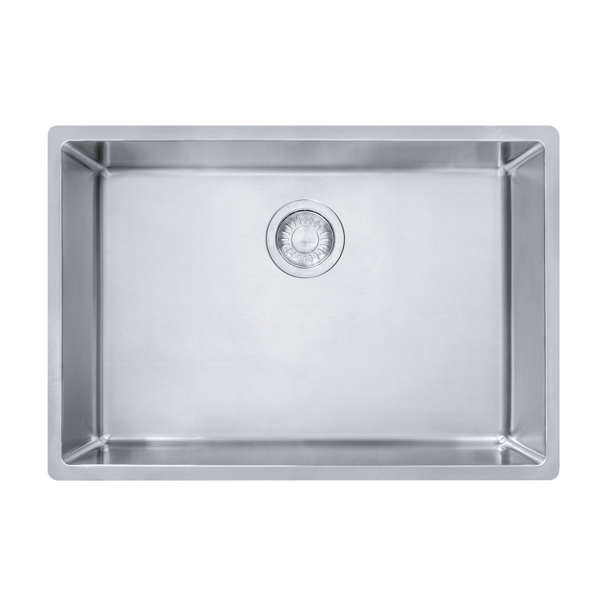 Franke CUX11025 Cube 27" L X 18" W X 9" D Rectangular Undermount Single Bowl Kitchen Sink in Steel