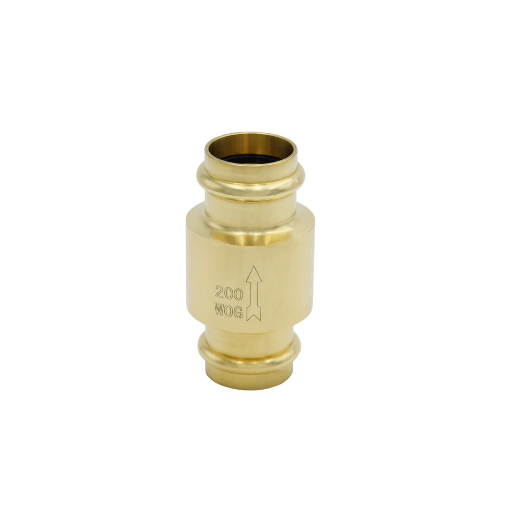 Legend 105-453NL 1/2" No Lead Press Inline Spring Check Valve
