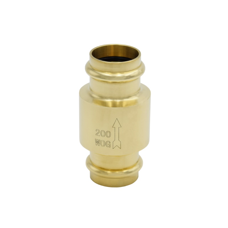 Legend 105-454NL 3/4" No Lead Press Inline Spring Check Valve
