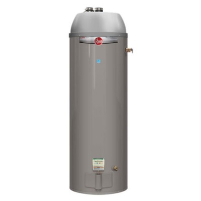 Rheem PROG40-40N RH67 PDV Classic 40 Gallon Tall Residential  Natural Gas Water Heater - Power Direct Vent - 6 Year Warranty