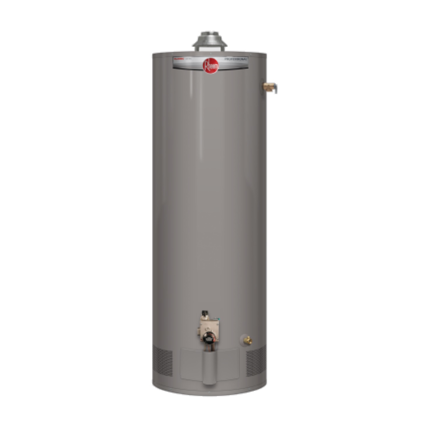 Rheem PROG50S-40N RH61 Professional Classic® 50 Gallon Short Residential Natural Gas Water Heater - Atmospheric Vent 