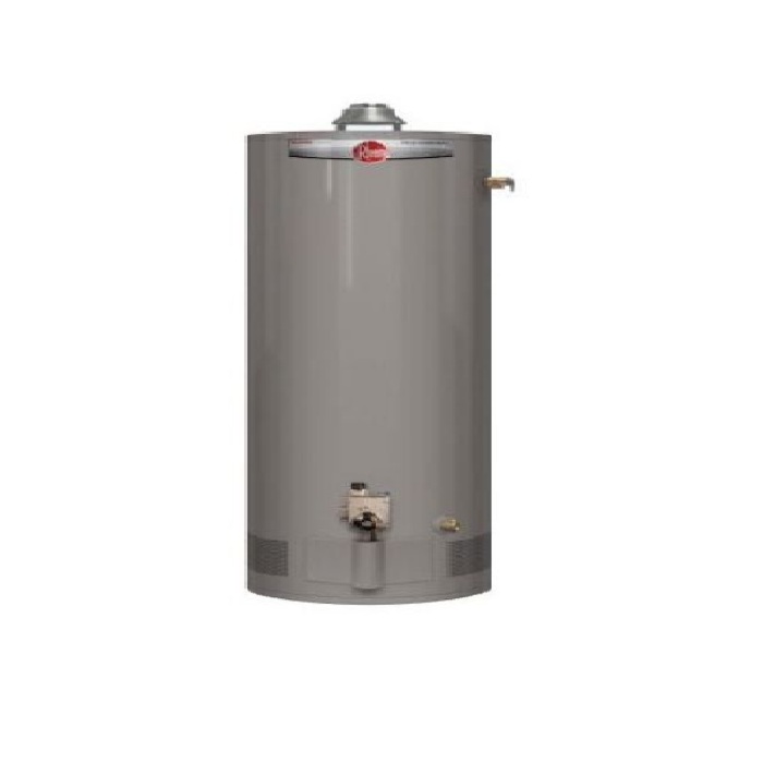 Rheem PROG50S-40N RH61 Classic 50 Gallon Short Residential Natural Gas Water Heater - Atmospheric Vent - 6 Year Warranty