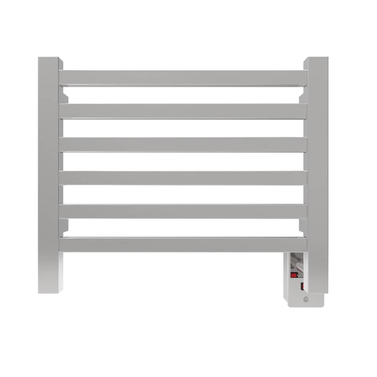 Amba Q2016B Quadro 20" X 16" 6 Bar Electric Towel Warmer in Brushed Stainless