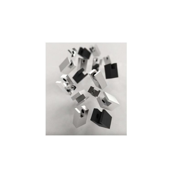 Frost Design Q3021.022.25 Quadra Mirror Holder 5, 4 Pieces a Set in Polished Chrome