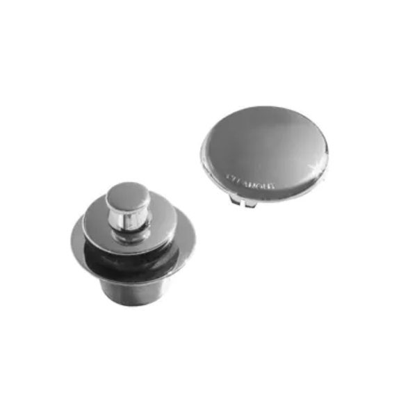 LSP Specialties R-0986 3-3/8" Dia Rapid Fit Lift & Turn Drain in Satin Nickel