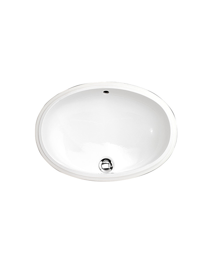 Devon & Devon RALILY460 18-1/8" W X 12-3/4" D X 6-7/8" H Under Counter Top Basin in White