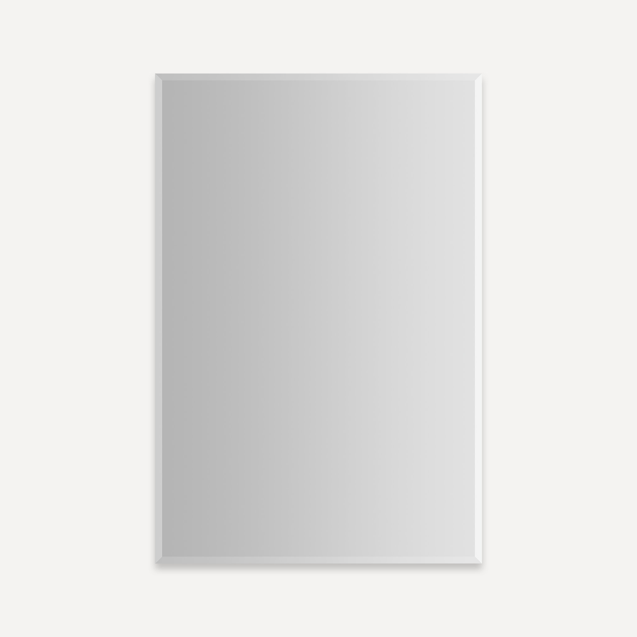 Robern RC2436D4FB1 R3 Series 24" W X 36" H X 4" D Mirrored Bathroom Cabinet Single Door Bevel Edge