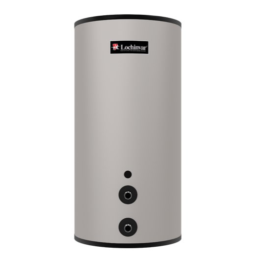 Lochinvar RGA0257 Lock-Temp 257 Gallon Vertical Round Jacketed ASME Storage Tank - 5 Year Warranty