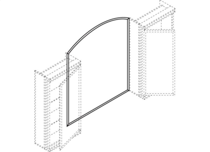 Robern RF2032 ARC C Series RE:Flect Arch Mirror, 20 Inch W x 31-1/2 Inch H