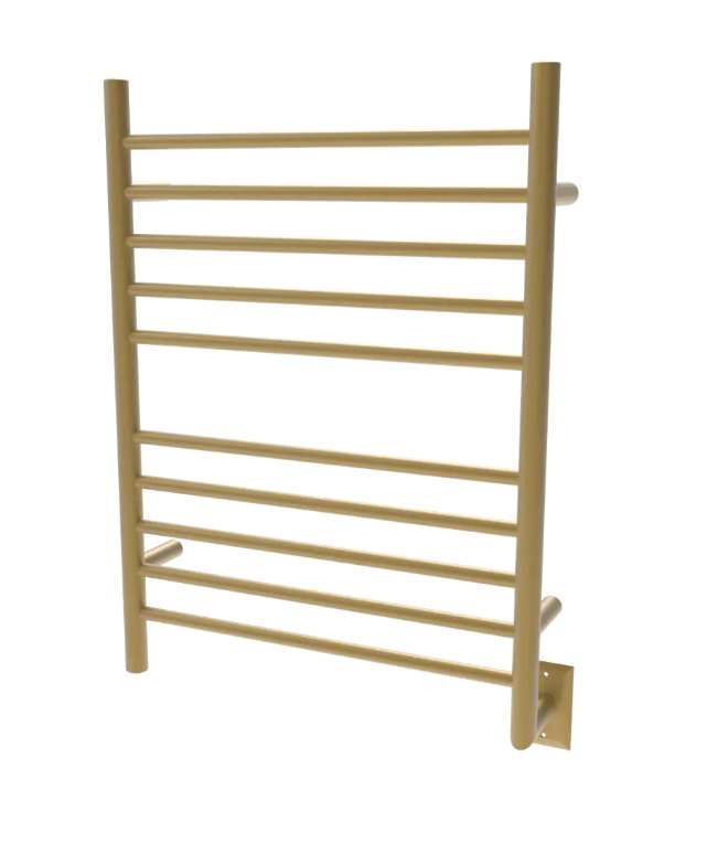 Amba RWH-SSB Radiant 23-5/8" W X 31-7/8" H Hardwired Towel Warmer in Satin Brass