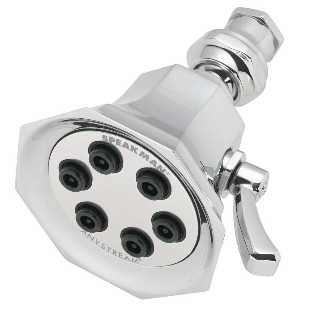 Speakman S-2255 Vintage Multi-Function Shower Head, Polished Chrome Finish