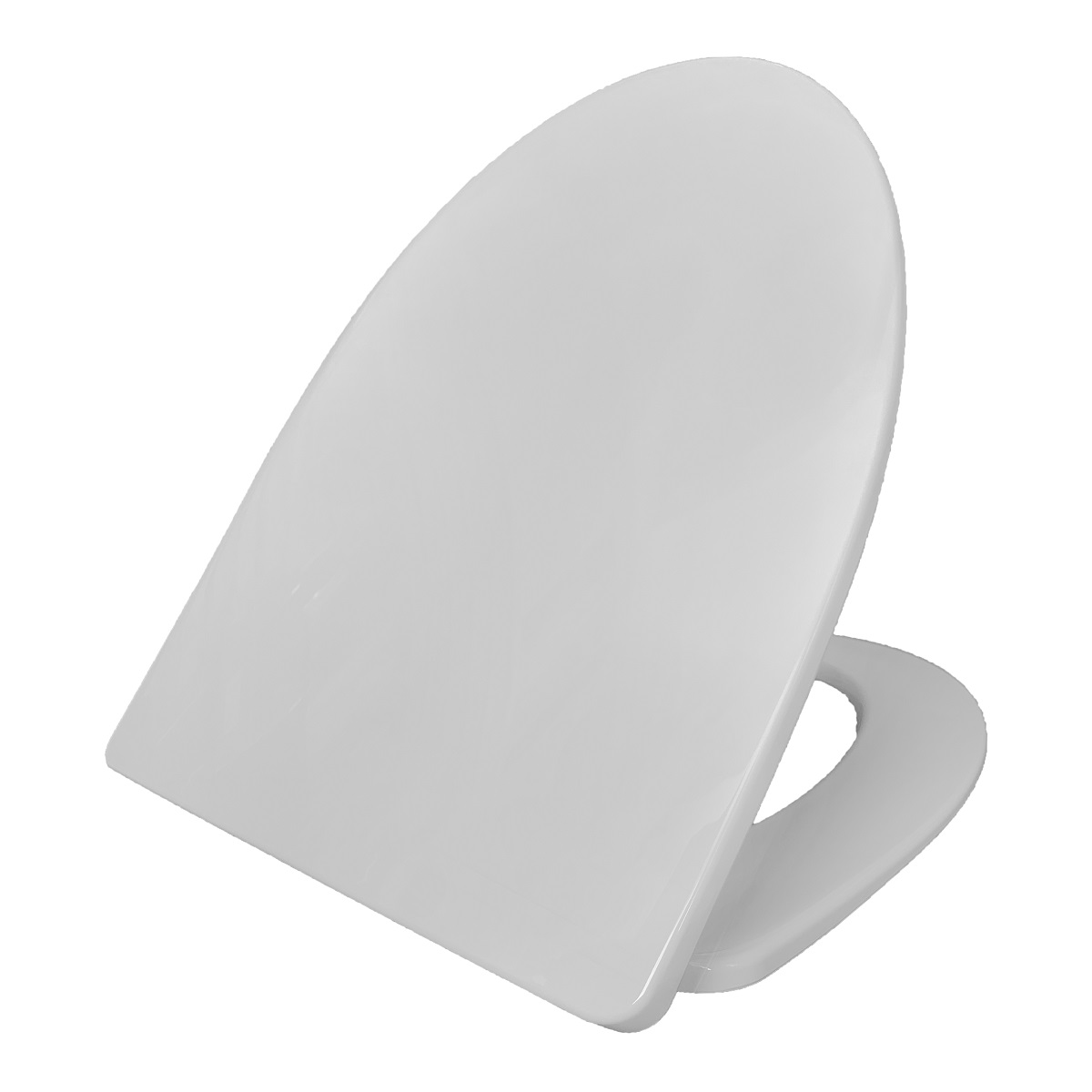 Icera S-262.01 Slim Elongated Silent Close, Quick-Release Seat in White