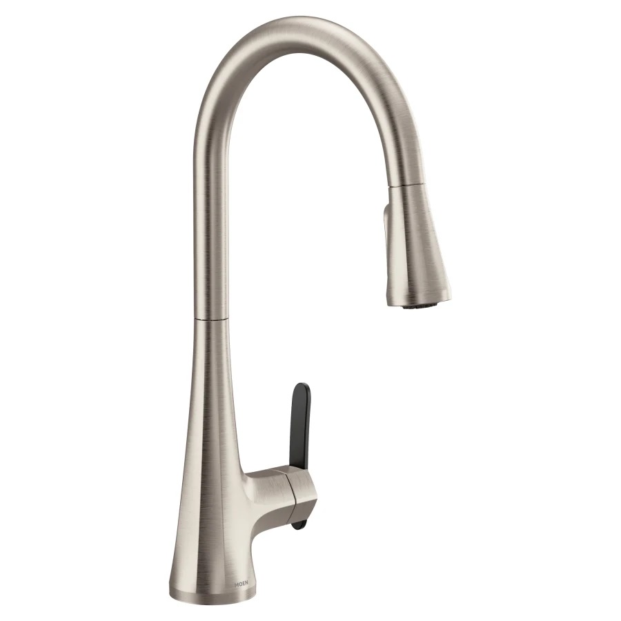 Moen S7235SRS Sinema One-Handle High Arc Pulldown Kitchen Faucet in Spot Resist Stainless