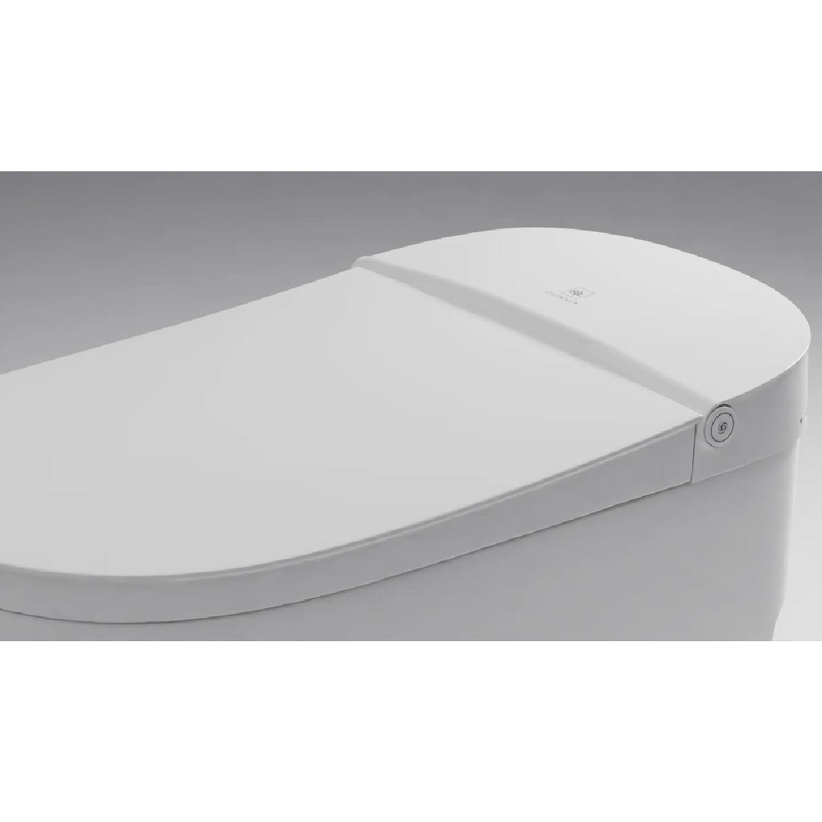 Studiolux SLI1010 Intelligent 1.28/1.0 GPF Floor Mounted Elongated Dual Flush One Piece Tankless Toilet with Slow Close Seat and Lid in White