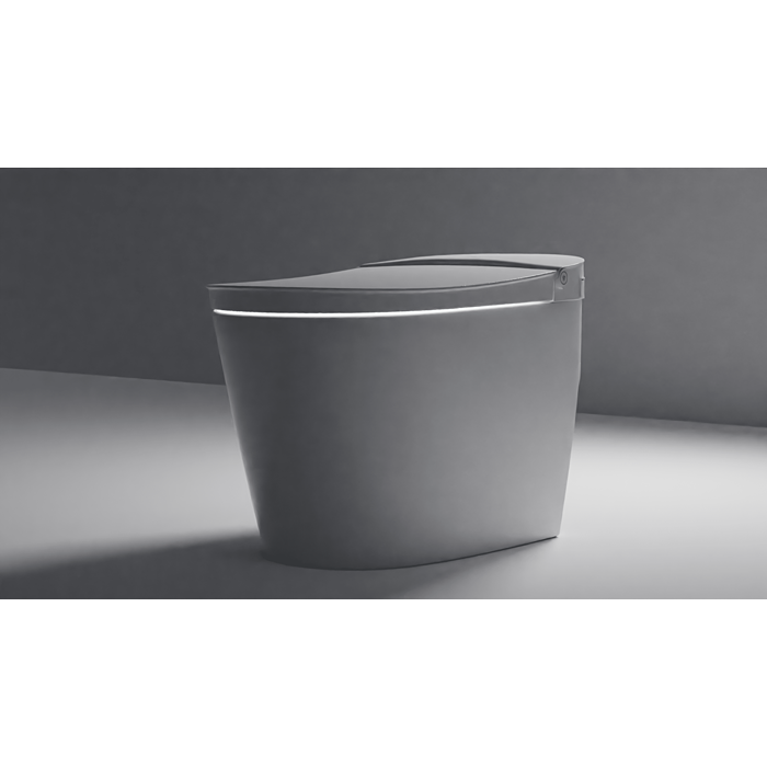StudioLux SLI5200 1.28/1.0 GPF Floor Mounted Elongated Intelligent One Piece Toilet with Bidet Seat in White