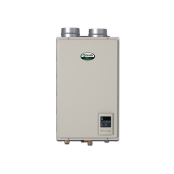 AO Smith ATI-140H-N Tankless Natural Gas Water Heater, 140,000 BTU, Power Direct Vent, 15 Yr Heat Exchanger/5 Parts Warranty