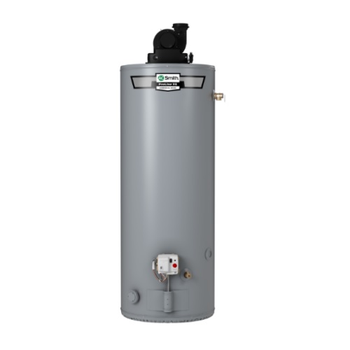 AO Smith GPVL-50LP Proline 50 Gallon Residential Liquid Propane Water Heater - Power Vent - 6 Year Warranty