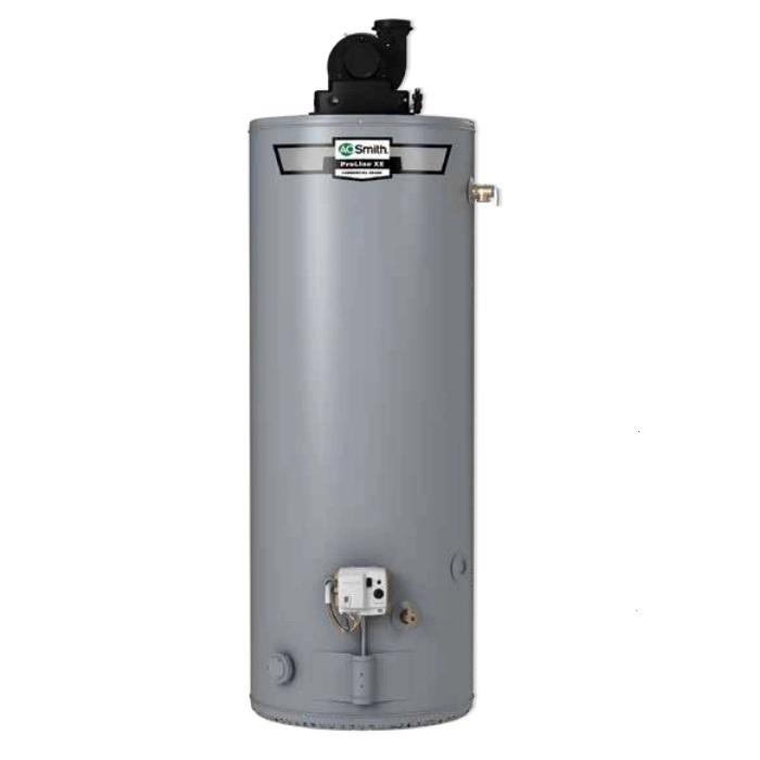 AO Smith 100114769 GPVT-50 Proline 50 Gallon Residential Natural Gas Water Heater - Power Vent - 6 Year Warranty