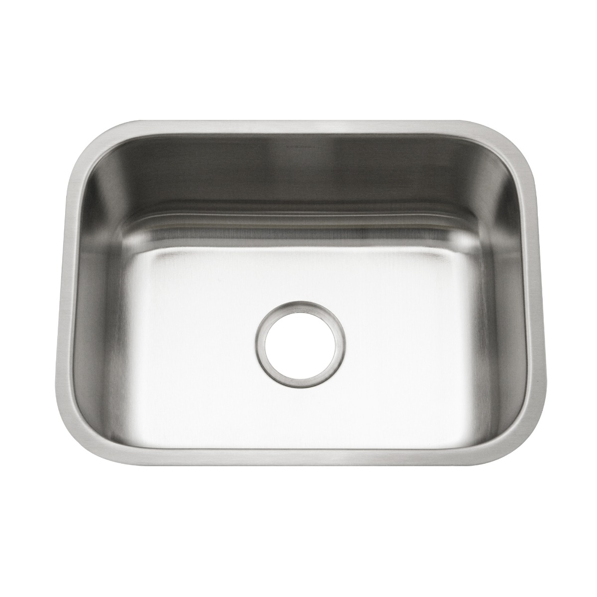 Houzer STS-1300-1 Eston 23-1/4" L x 17-1/2" W x 9" D Stainless Steel Undermount Single Bowl Kitchen Sink in Lustrous Satin