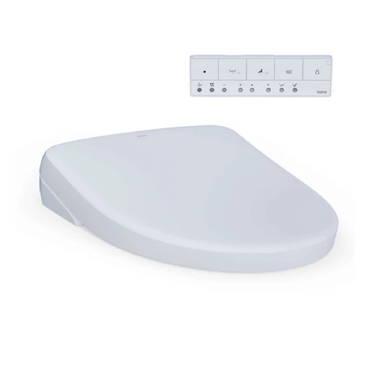 Toto SW4725#01 Round WASHLET® S7 Electronic Bidet Toilet Seat with EWATER+® Bowl and Wand Cleaning in Cotton White 