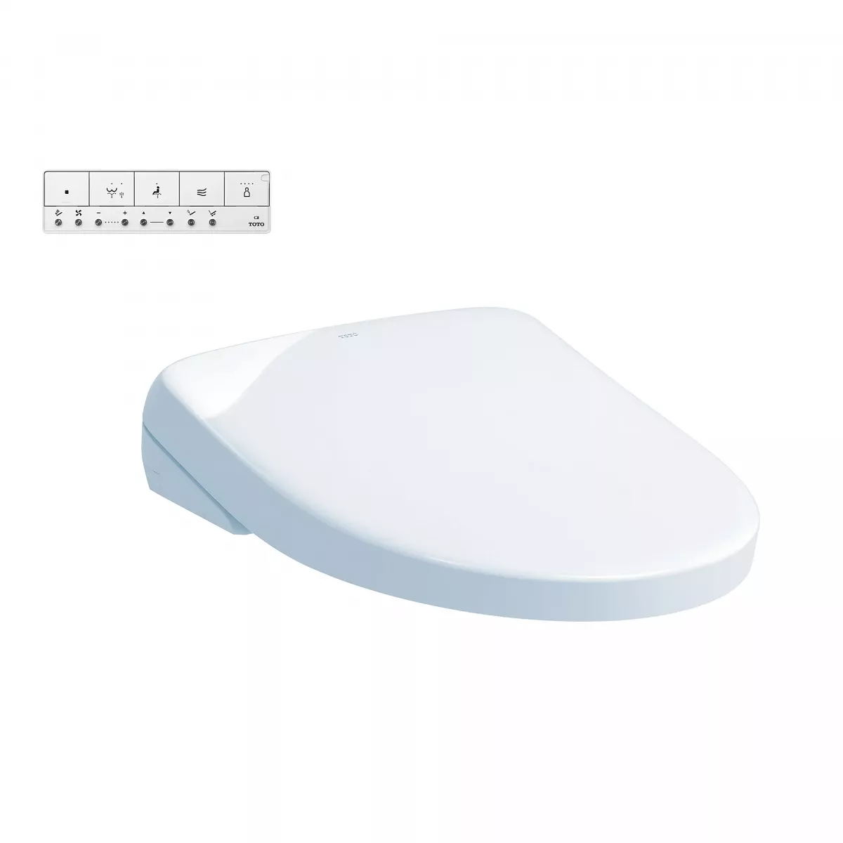 Toto SW4735#01 Round Washlet® S7A Electronic Bidet Seat  with EWATER+ Wand Cleaning in Cotton White
