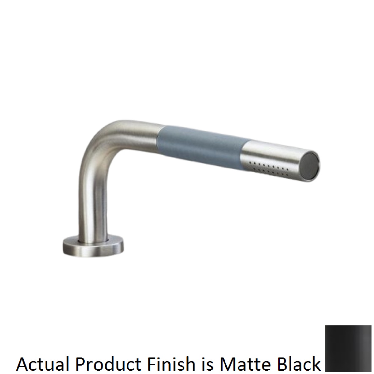 Vola T1-27 1.8 GPM Deck Mounted Pull-Out Hand Shower with 59" Metal Hose in Matte Black