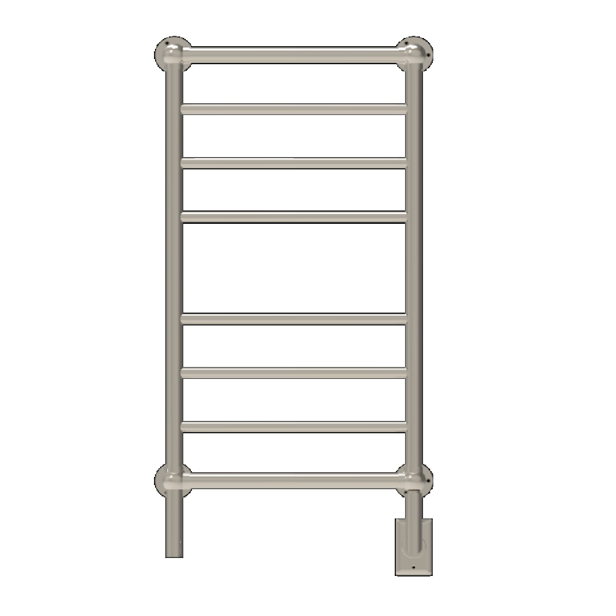 Amba T-2040-BN Electric Towel Warmer 21”W x 43”H with 8 Bars in Brushed Nickel