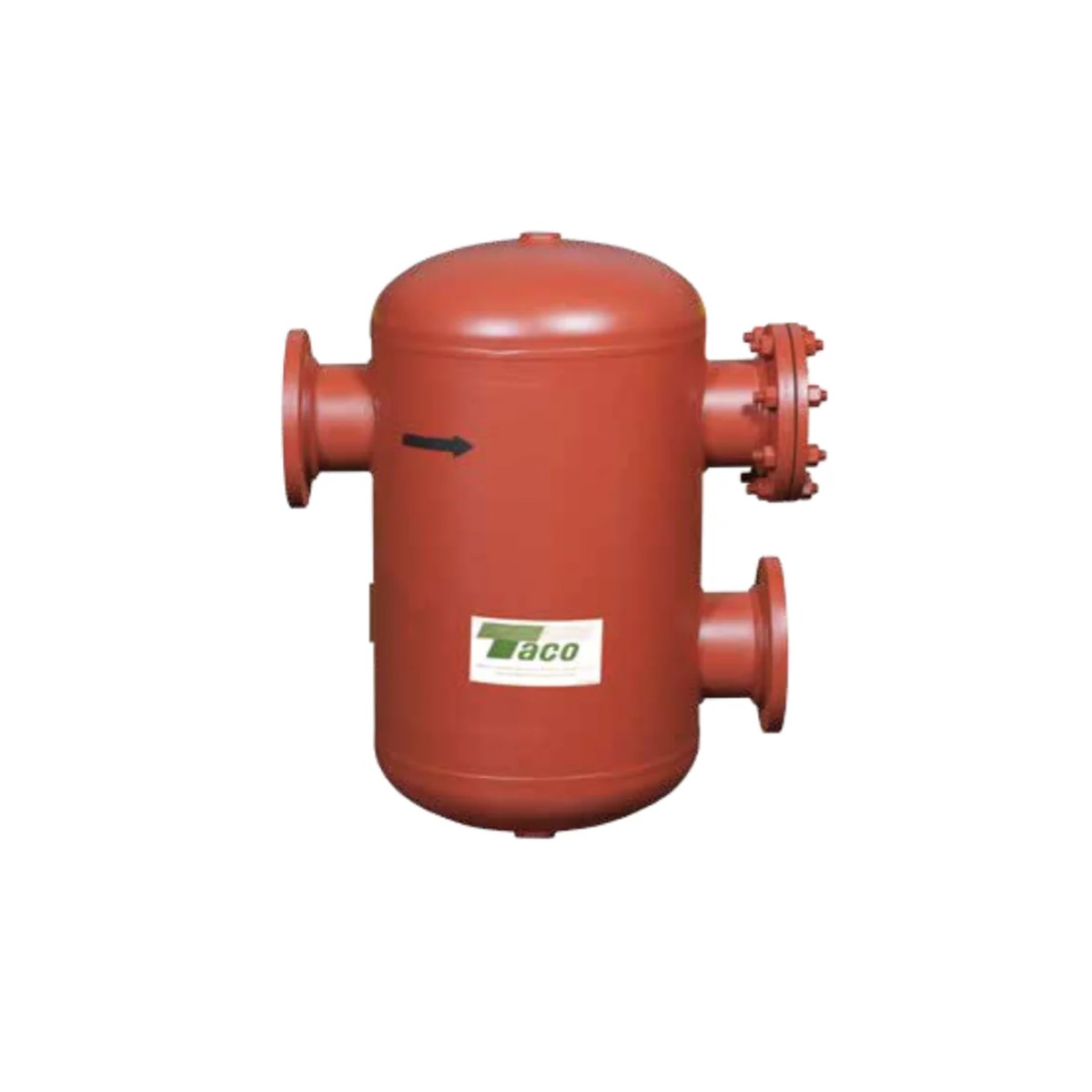 Taco AC06F-125 AC/ACF Series 6" Flanged In-Line Air Separator with Strainer