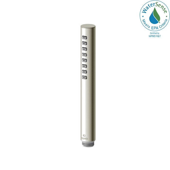 Toto TBW02016U4#BN G Series 1.75 GPM Single Spray Cylindrical Handshower with COMFORT WAVE Technology in Brushed Nickel