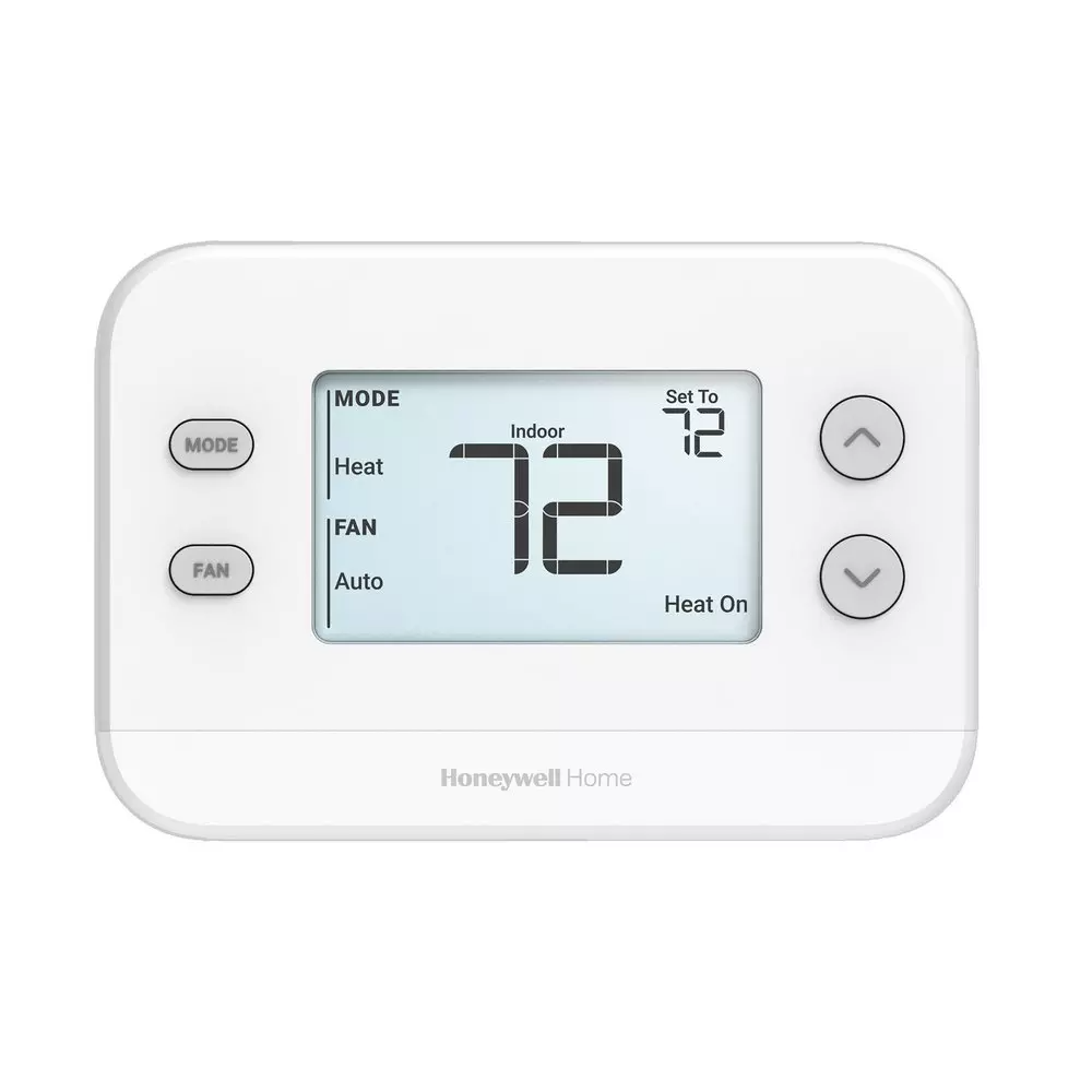 Honeywell TH1110U4000/U FocusPRO® N100 Non-Programmable Thermostat 1H/1C Compatible in White