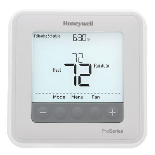 Honeywell TH6320U2008/U T6 Pro Programmable Thermostat, 3H/2C Heat Pump, 2H/2C Conventional
