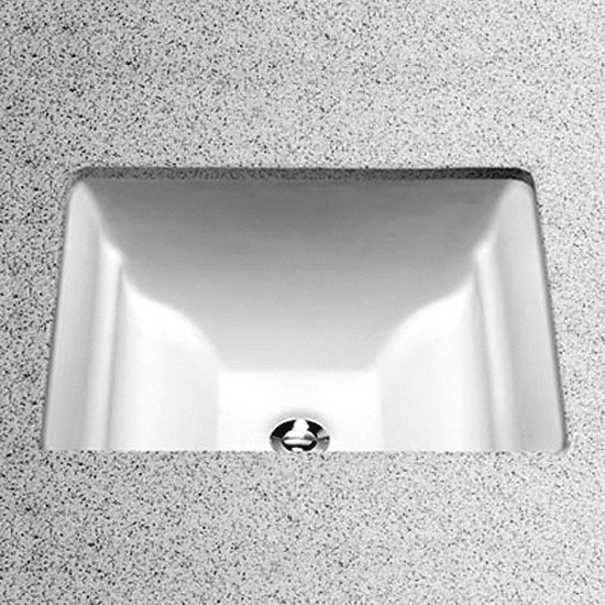 Toto LT626G#01 Aimes Rectangular Undermount Bathroom Sink with CEFIONTECT in Cotton White