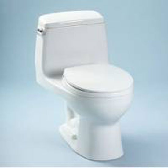 Toto MS853113E#01 Eco UltraMax® One-Piece Round Bowl 1.28 GPF Toilet in Cotton White