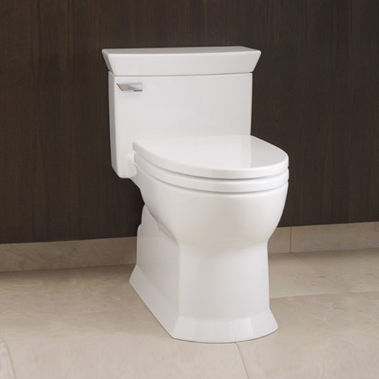 Toto MS964214CEFG#11 Eco Soirée® One Piece Elongated 1.28 GPF Universal Height Skirted Toilet with CEFIONTECT in Colonial White