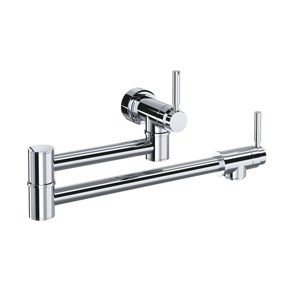 Rohl U.4899LS-APC-2 Perrin Rowe Holborn Pot Filler in Polished Chrome