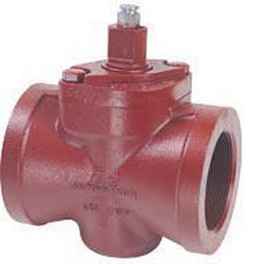 Flowserve Nordstrom 142 Cast Iron Vandal Proof Lubricated Plug Valve, 3/4" NPT Female