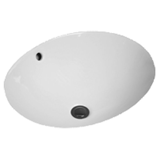 Villeroy and Boch 5A101501 Twist 17-1/4" X 15" Undercounter Washbasin with Overflow in White Alpine