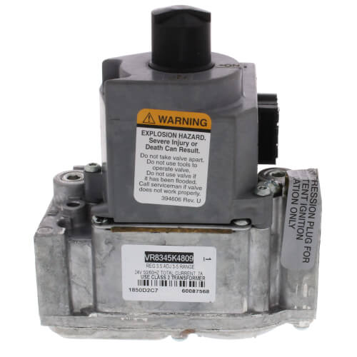 Honeywell VR8345K4809/U Electronic Ignition, Slow Opening Gas Valve with NG to LP Conversion Kit