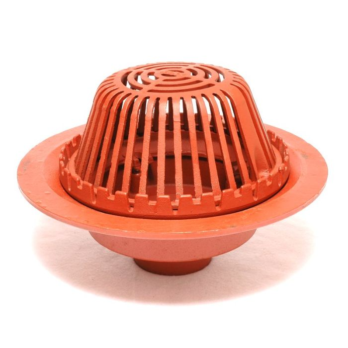 Wade Drains 3000 4 NH Flow Control Roof Drain with Dome