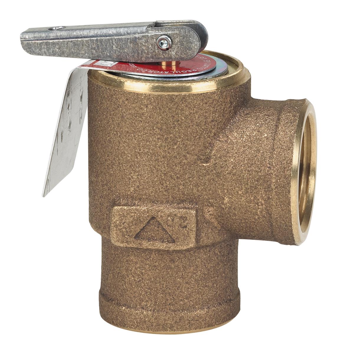 Watts 0342691, 335M2-030, 0.75" Bronze Boiler Pressure Relief Valve, Female Inlet, 30 psi