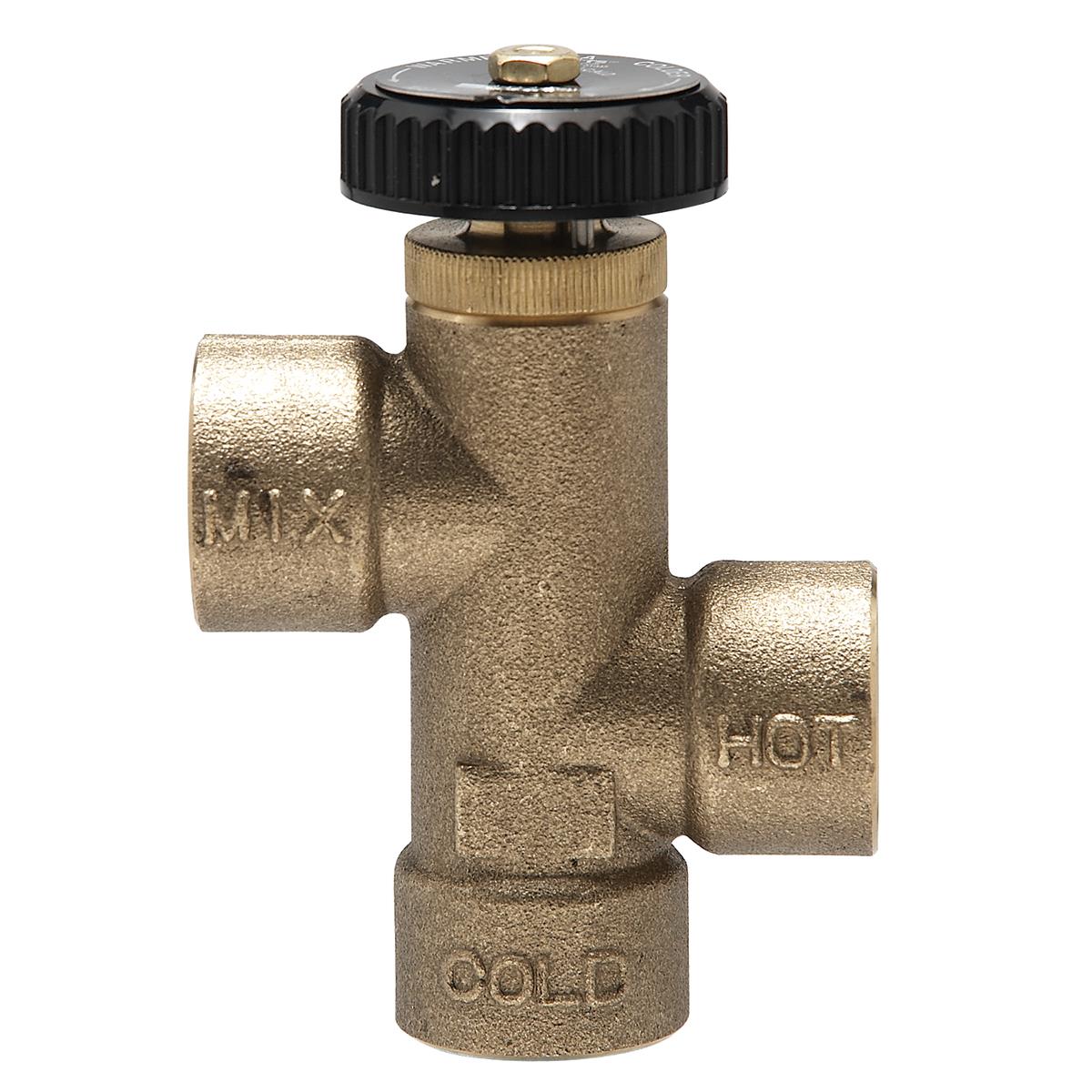 Watts 0559132, LFL70AT, 0.5" Lead Free Low Temperature Hot Water Extender Mixing Valve, Threaded Connections