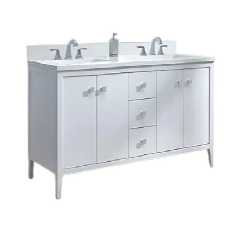 Dickson WD6021 Dorado 60" L X 21-1/2" W X 34" H Vanity with 5 Drawers in Gray