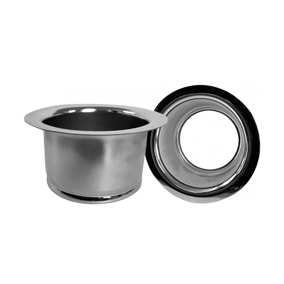 Franke WDFLANGE-EX-SN Waste Extended Disposer Flange in Satin Nickel